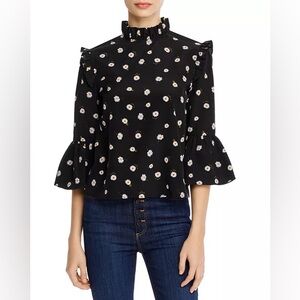 Alice + Olivia Daisy Blouse Top Size M